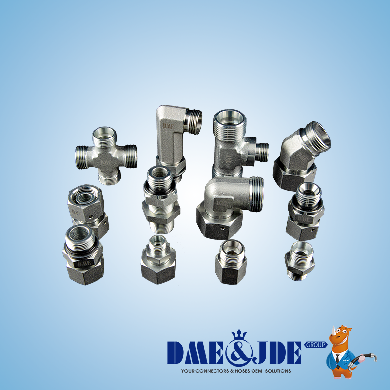 SAE100 R9 R12 & EN856 4SP 4SH Hydraulic Hose Repair Fittings No Skive Ferrule