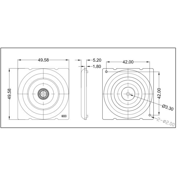 PC 90 Degree 2 Ring LED Street Light Lens с отличным распределением света