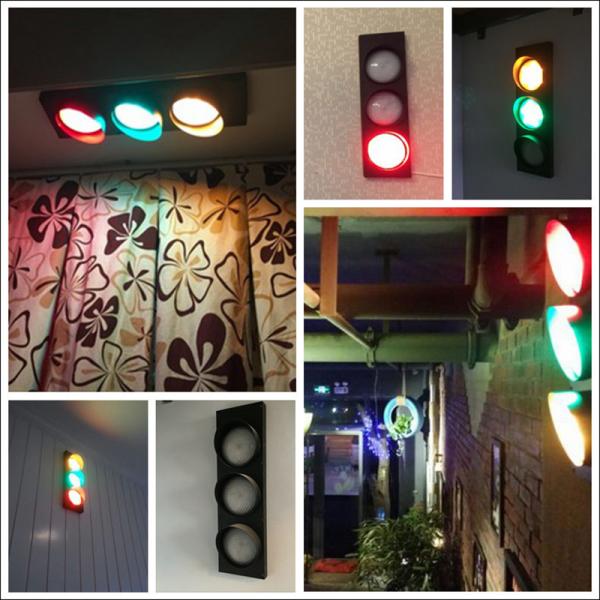 Industrial Vintage Wall Light Led Traffic Signal Wall Lamp  (WH-VR-76)