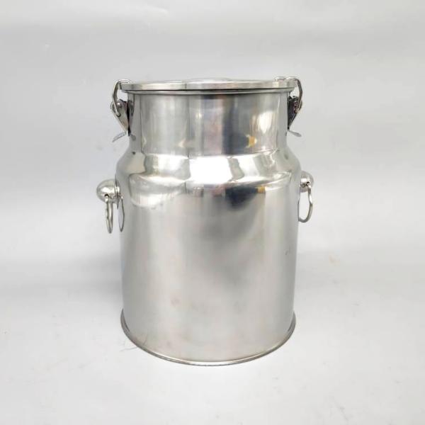 SS201 5 Liter Stainless Steel Bucket With Lid 0.8mm Thickness