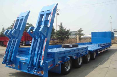 High Quality Heavy Haul Trailers 100 to 150 ton 4 lines 8 axles lowboy trailer with2 line4 axle Dolly