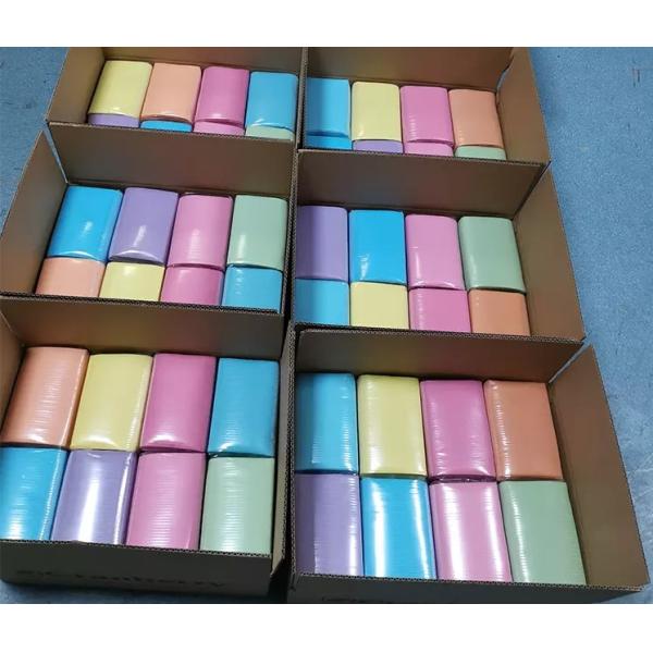 PE Film Disposable Patient Bibs Dental 100% Wooden Pulp