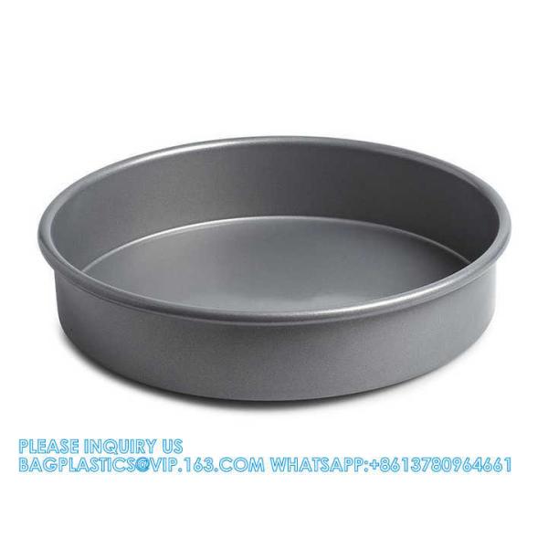 Wholesale Home Kitchen Thicken Nonstick Oven Black 6-13 Inch Tray Round Bakeware Baking Set Tray Oven Baking Pans