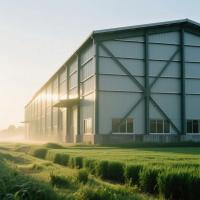 Pre-engineered Steel Structure Warehouse With Q355B / Q235B Frame