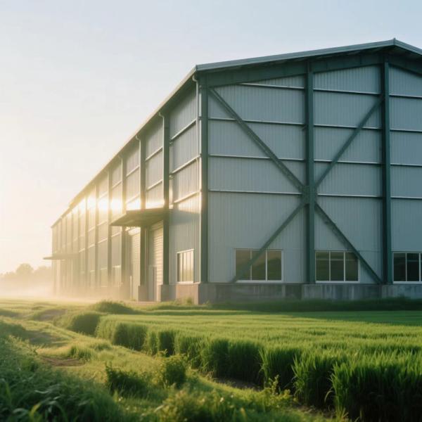 Pre-engineered Steel Structure Warehouse With Q355B / Q235B Frame
