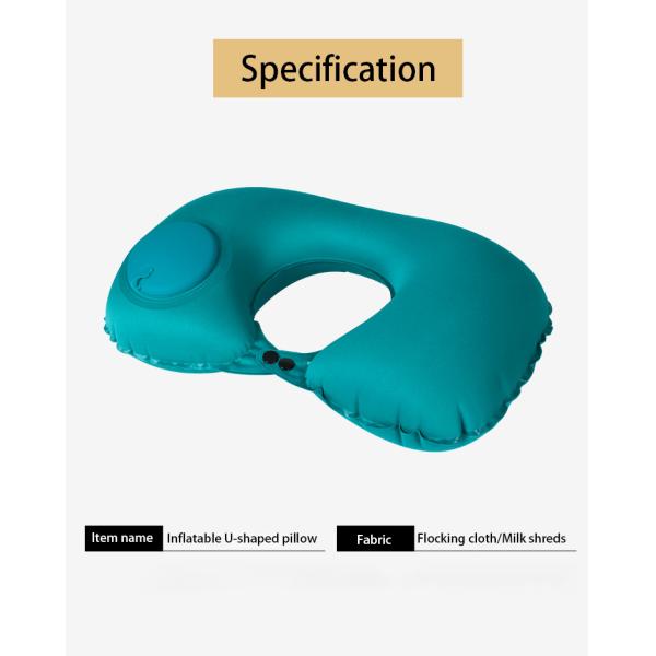 Removable and Washable Customized Wash Label Design Push-Type Travel Sleeping Pillow