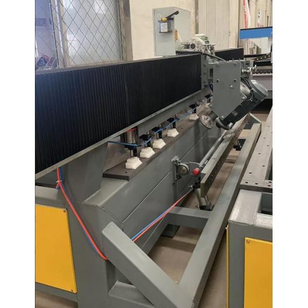 ZEUS 45 Degree Chamfering Machine One Cutting Four Edgeing PLC Control Bearing Gearbox Motor  Grinding stone polishing machine