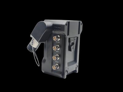 V-mount 12G SDI Fiber Optic Box with PGM