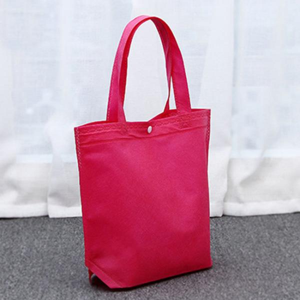 Collapsible Non Woven Shopping Bag , Recyclable Non Woven Fabric Carry Bags