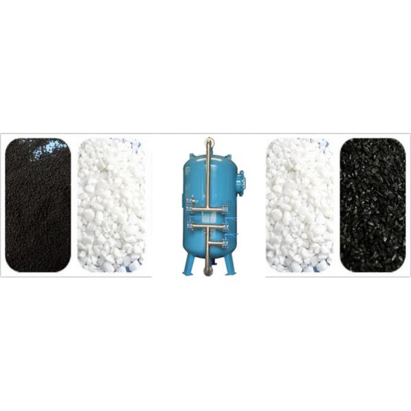 Нержавеющая сталь 304 316 Материал Активный углерод Кварцевый песочный фильтр для очистки воды