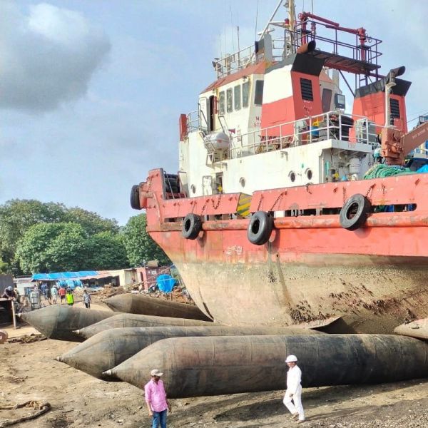 Wear Resistant Marine Rubber Airbags Safe Reusable Cost Effective