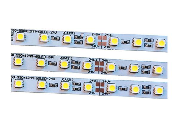 5730 6000K Rigid RGBW Ip65 Led Strip V Shape Aluminum Housing