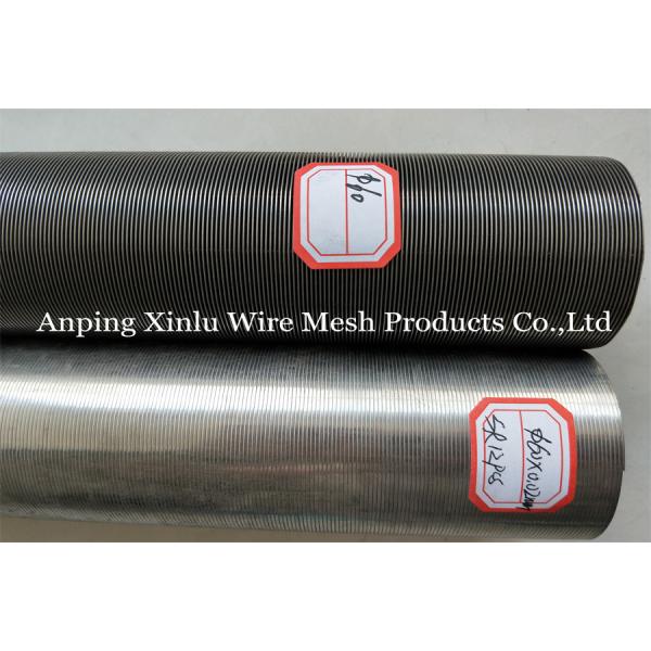 Duplex Steel 2507 Johnson Wedge Wire Continuous Slotted Filter Screen Element