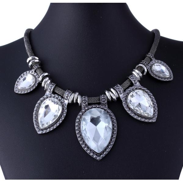 vintage owl necklace long necklace of natural semi-precious turquoise jewelry sets