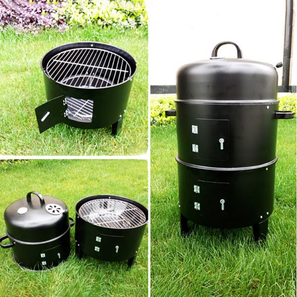 Современная древесина гриля барбекю Corten стальная ржавая располагаясь лагерем горя на открытом воздухе варить