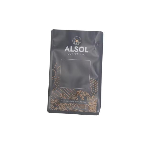 OEM And ODM Four-Side Sealed Vertical Coffee Bag Food Packaging