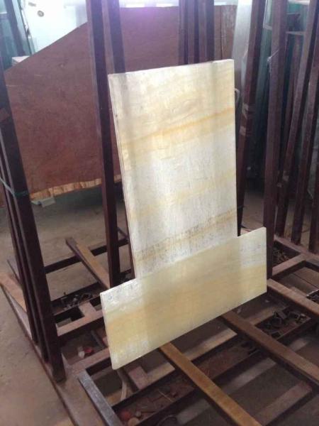 2mm Thin Natural Stone Laminated Glass Chemical Corrosion Resistant