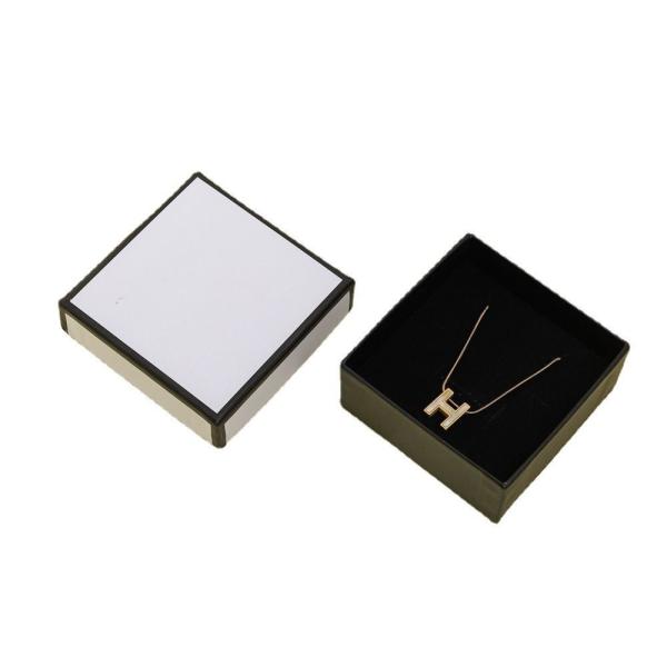 Black Luxury Foam Insert Jewelry Box Paper Packaging Cardboard Jewelry Gift Boxes