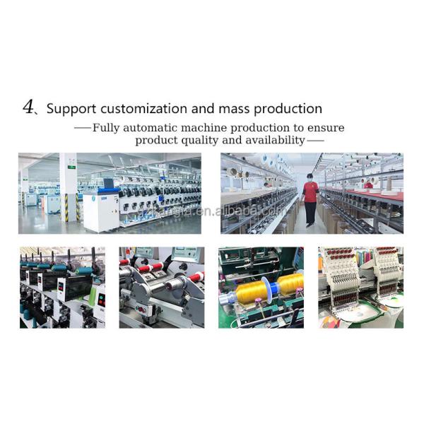Машины для вышивки полиэстера с окрашенными нитями Металлические нитки для проектов ручной вязки