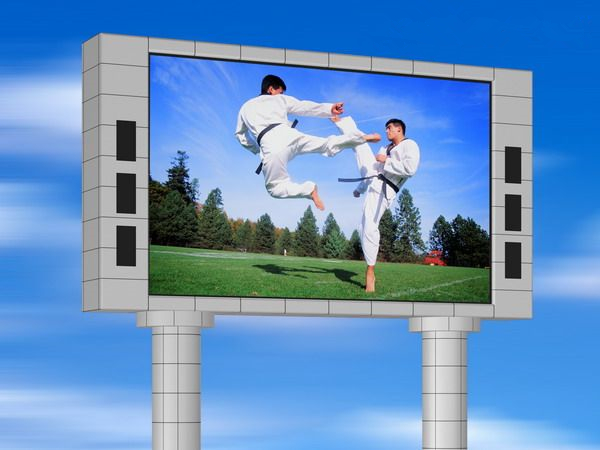 P8 Electronic Led Display Board full Color Outdoor For Media Broadcasting