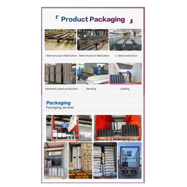 Earthquake Resistance Steel Structure Workshop 1200m2 With Large Span Design