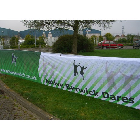 Light Weight UV Coated 360g Vinyl Outdoor Mesh Banners For Stage Backdrops