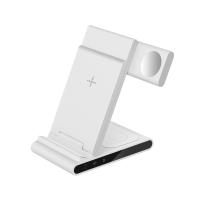 Chargeur sans fil de voyage 3W X1 en une seule station de charge 75% d'efficacité de charge CE