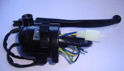 Honda Cd70 Chrome Motorcycle Handle Bar Switch With Brake Lever and Clutch Lever