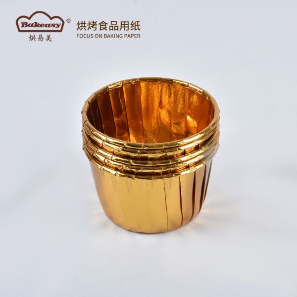 Rolled Rim Muffin Cup for Cupcakes Greaseproof & Disposable Premium Food-Grade Liners