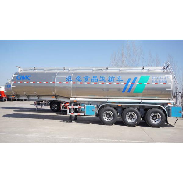 Mechanical Suspension 50000L Stainless Steel Tanker Trailer