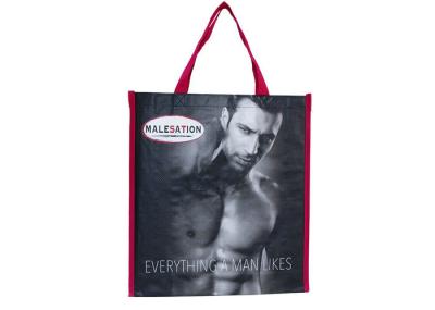 Heavy Duty Laminated Non Woven Fabric Shopping Bags For Groceries Storage