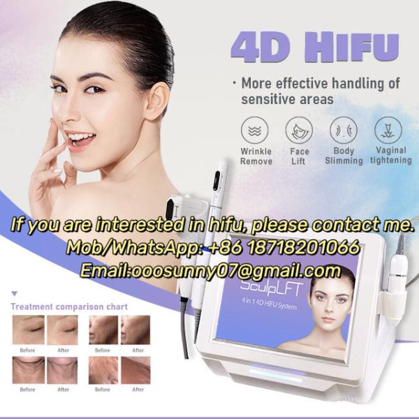 Anti Wrinkle HIFU Face Lift Machine 1J - 8J For Skin Tightening