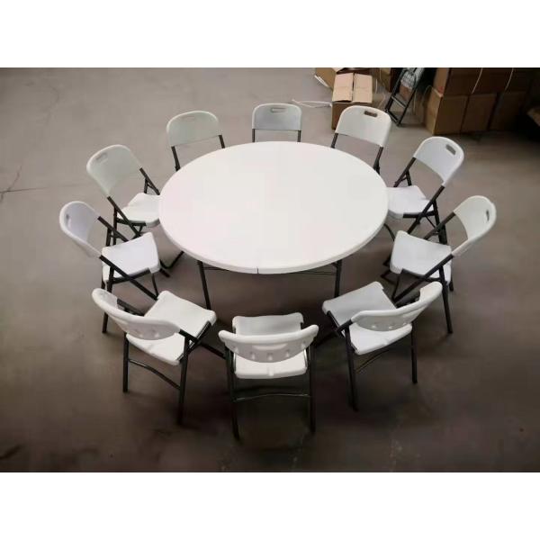 OEM Ergonomic White Plastic HDPE Folding Chair Table OutdoorFor Event