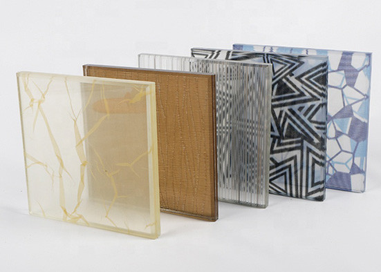 4-12mm Bath Shower Glass / Patterned Toughened Glass For Bathroom Shower Door