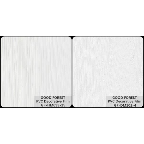 Blistering цвета декоративного фильма PVC зерна древесины шкафа чистый