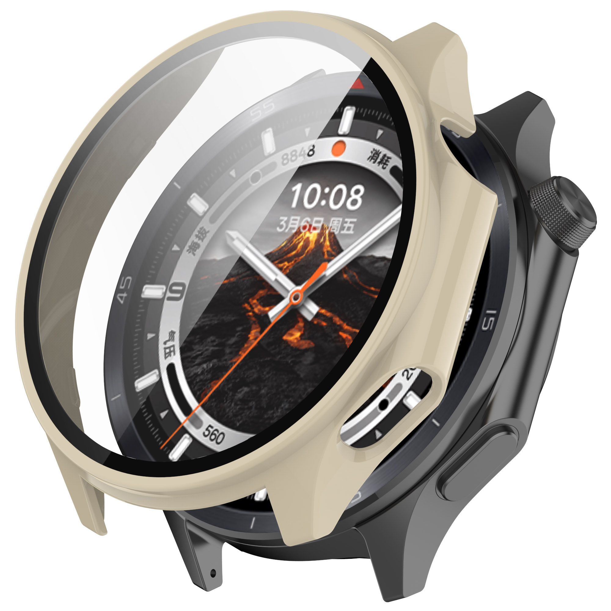 Cover Shell Case for OPPO Watch X2 with Tempered Glass Film for Watch 3 Screen Protector Film Cover Scratchproof Case