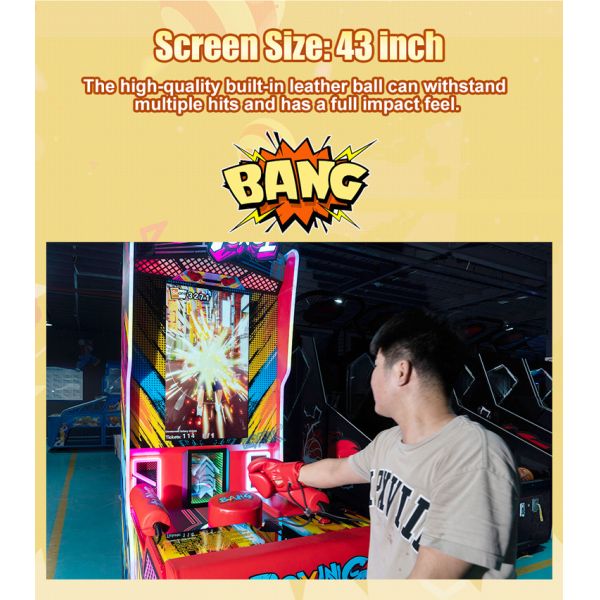 Entertainment Boxing Punching Machine Boxing Machine Arcade Boxing Games Machines