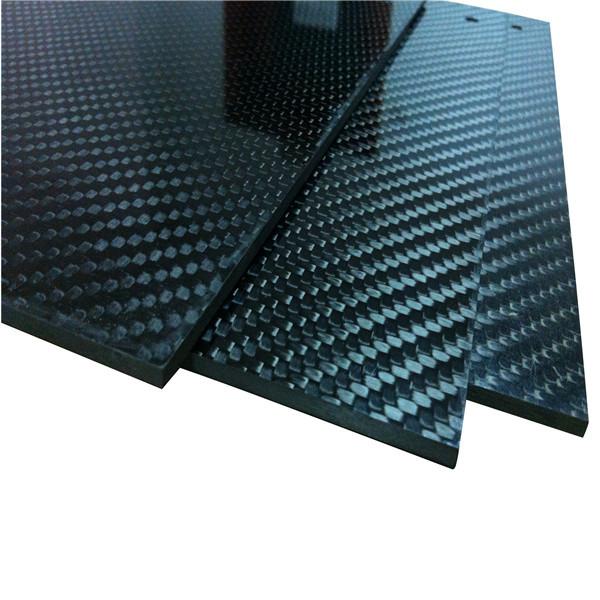 6mm Thickness Carbon Fiber Fabric Sheets 3K Twill Impact Resistant Matte Or Glossy
