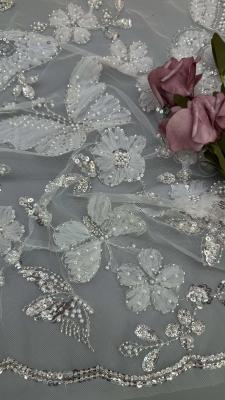 Mesh Embroidered Butterfly Floral Lace Customized Design Luxary High Quality Gown