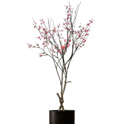 Estilo chinês da tela de Sakura Real Touch Artificial Flowers da planta que ajardina a árvore