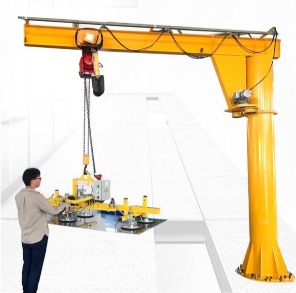3000kg Base Mounted Jib Crane For Workshop Petrochemicals Railways