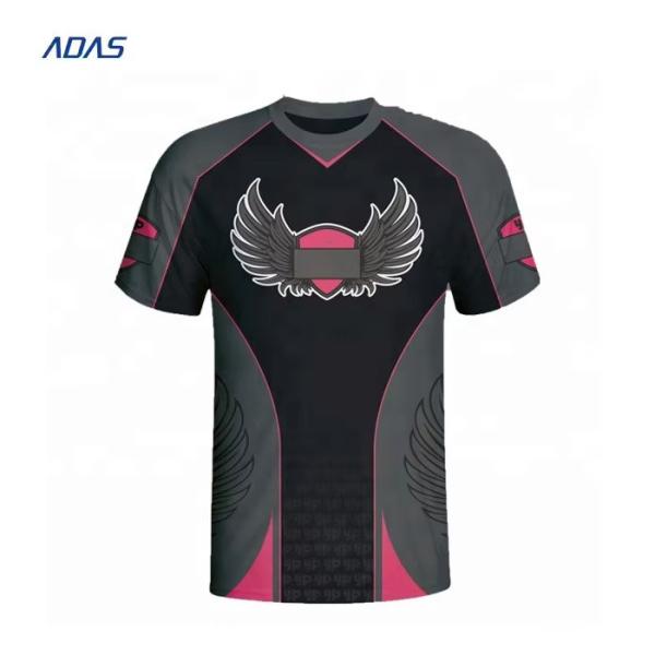 Breathable Rocket League Esports Team Jersey Full Printing Gaming Shirt For Adults