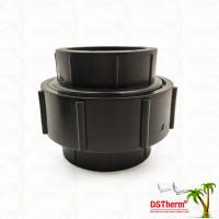Raccord Union en plastique noir Ppr pour système de tuyauterie Durabilité personnalisable Résistance chimique