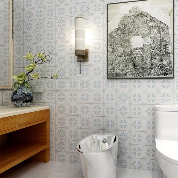 China Factory Tile Effect Wallpaper ECO Friendly Mosaic Self Adhesive Wallpaper