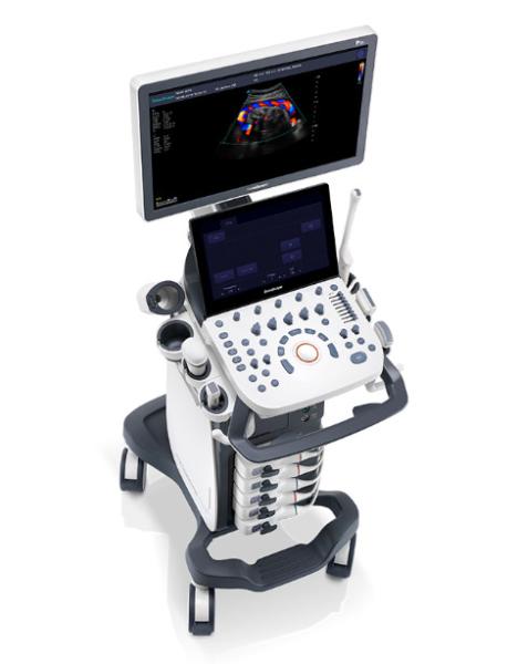 Auto IMT 3D 4D Trolley SonoScape Ultrasound Machine P15