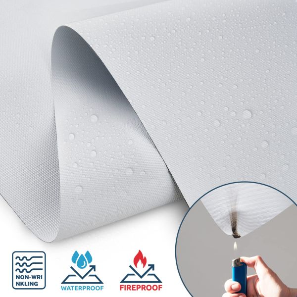 100% Polyester Flame Retardant Blackout Fabric For Roller Blinds