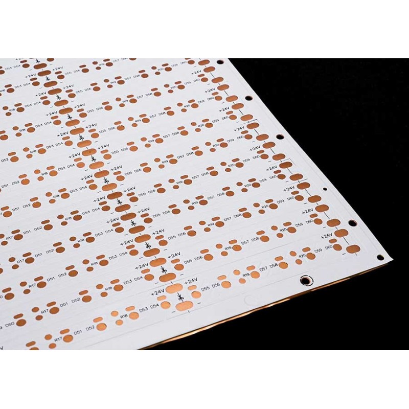 Printed Circuit Board Assembly Flexible LED Strip Circuit Board 2835-60LEDS/PCS 24V Double-Sided Board FPCB for LED Lighting