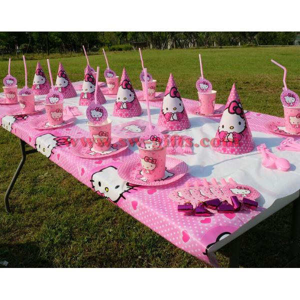 Hello Kitty Cat theme Kids Birthday Party Decoration Set Party Supplies Baby Birthday Pack event party supplies