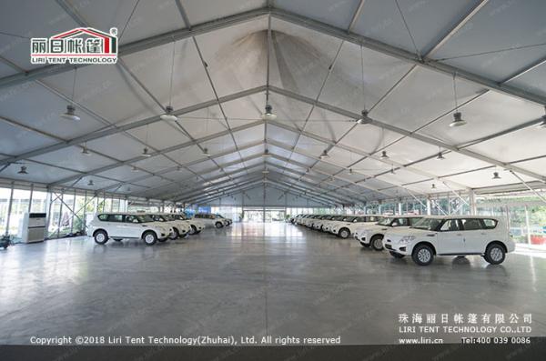 30m White PVC High Peak Tents with Hard Pressed Extruded Aluminum Alloy Frame