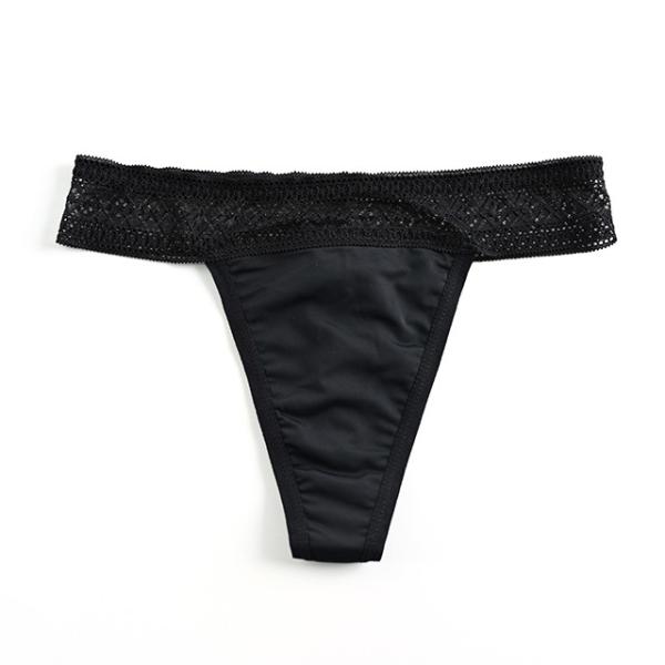 Lace Knitted Leak Proof Period Underwear Mid-Rise Sexy Women Panties